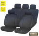 Sakura Leatherette Front & Rear Car Van Seat Covers with Quilted pattern Sakura - Bars 4 Cars