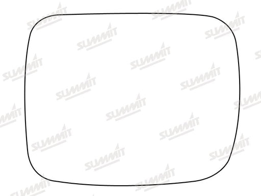 Summit Stick-On Standard Mirror Glass fits Nissan Terrano Ford Maverick LHS Summit - Bars 4 Cars
