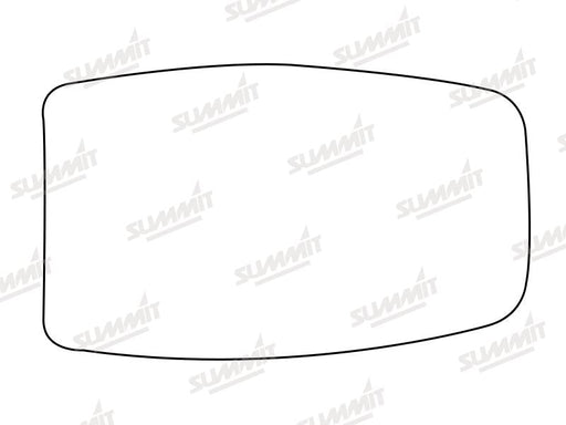 Summit Stick-On Standard Mirror Glass fits Alfa 33 RHS Summit - Bars 4 Cars
