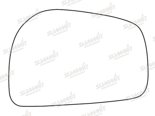 Summit Stick-On Standard Mirror Glass fits Daewoo Musso LHS Summit - Bars 4 Cars