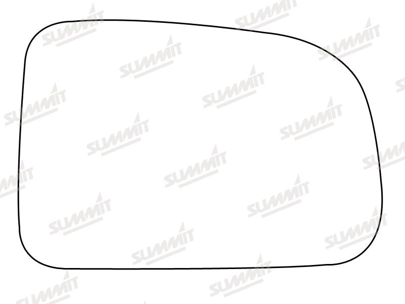 Summit Stick-On Standard Mirror Glass fits Honda HRV 99 on RHS Summit - Bars 4 Cars