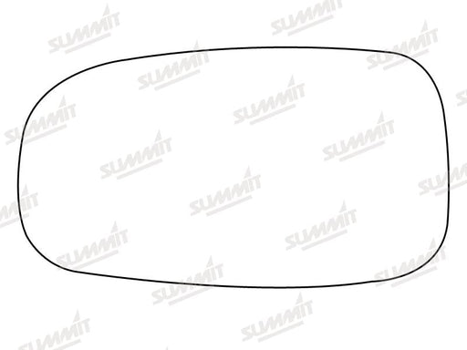 Summit Heated Backing Plate with Standard Glass fits Saab 9-3/9-5 02-12 LHS Summit - Bars 4 Cars