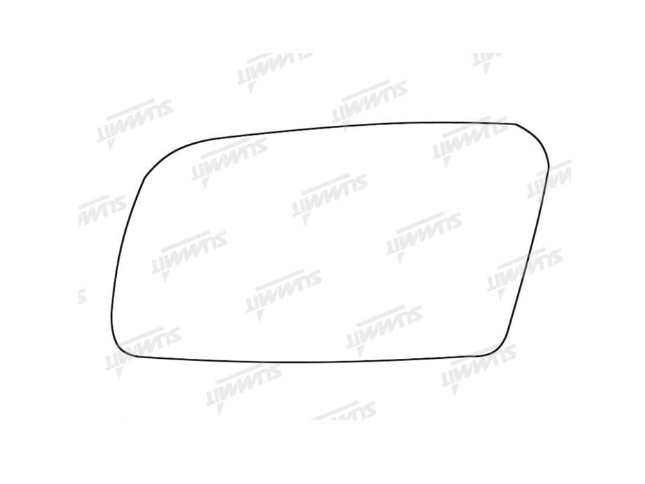 Summit Stick-On Standard Mirror Glass fits Mazda 626 LHS Summit - Bars 4 Cars