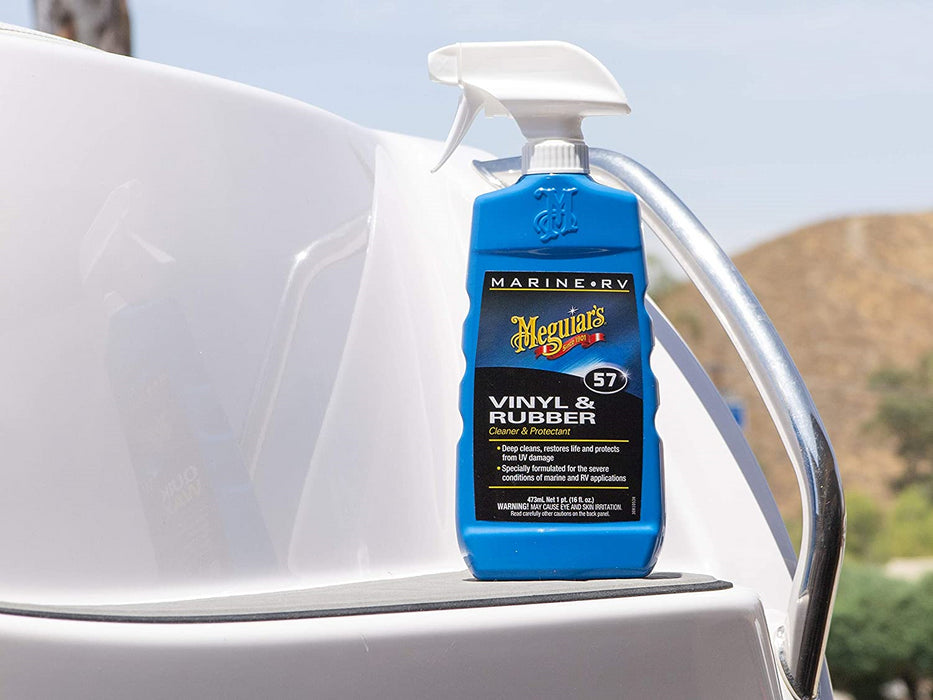 Meguiar's 57 Marine RV Vinyl and Rubber Cleaner & Protectant 473ml Meguiars - Bars 4 Cars