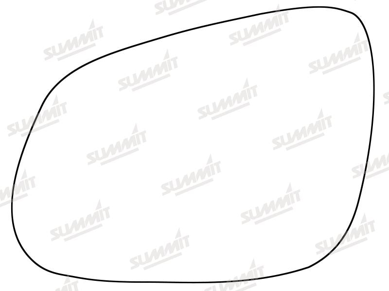 Summit Stick-On Standard Mirror Glass fits Vauxhall Viva 15 on LHS Summit - Bars 4 Cars