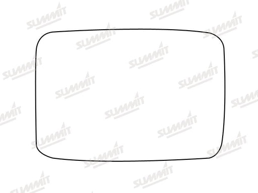 Summit Stick-On Standard Mirror Glass fits VW Golf Mk2 LHS Summit - Bars 4 Cars