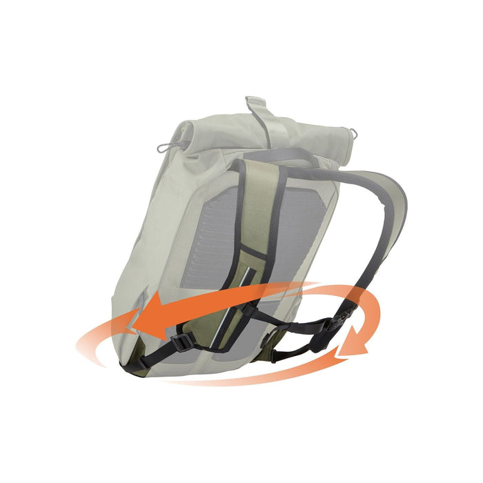 Thule Paramount Commuter Rucksack 18L Olivine Green Cycling Backpack Thule - Bars 4 Cars