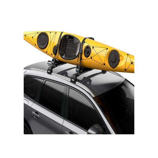 Thule Hull-a-Port Aero kayak rack foldable j-style black Thule - Bars 4 Cars