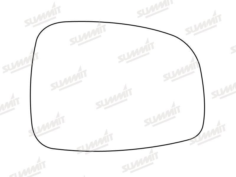 Summit Heated Base Plate With Standard Mirror Glass fits Suzuki Swift 06 to 10 RHS Summit - Bars 4 Cars