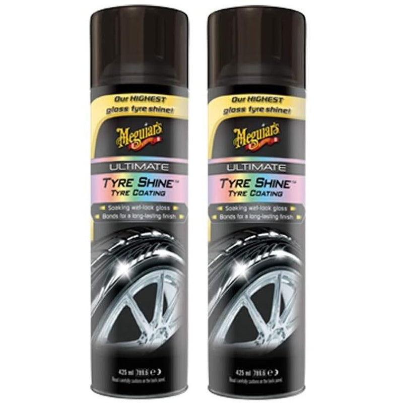 2x Meguiar's G192315EU Ultimate Tire Shine 425g Meguiar's - Bars 4 Cars