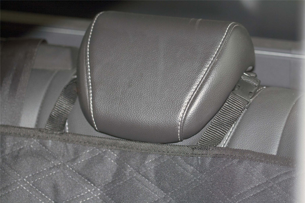 Padded Quilted Rear Car Seat Cover & Boot Liner Dog Pet Universal Fit UKB4C - Bars 4 Cars