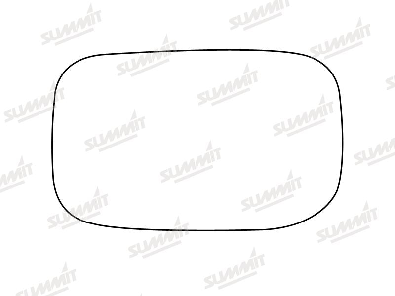 Summit Heated Base Plate With Standard Mirror Glass fits Rover 200 95 to 99 LHS RHS Summit - Bars 4 Cars