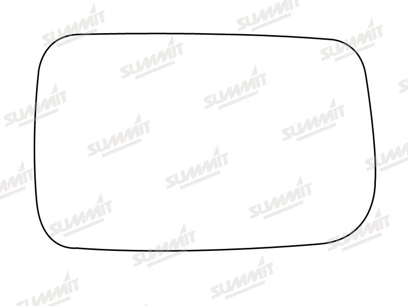 Summit Non-Heated Base Plate With Blind Spot Mirror Glass fits BMW LHS Summit - Bars 4 Cars