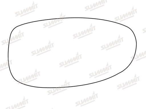 Summit Stick-On Standard Mirror Glass fits Chrysler Neon LHS Summit - Bars 4 Cars