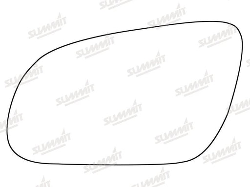 Summit Stick-On Standard Mirror Glass fits Audi A8 02 to 08 LHS Summit - Bars 4 Cars