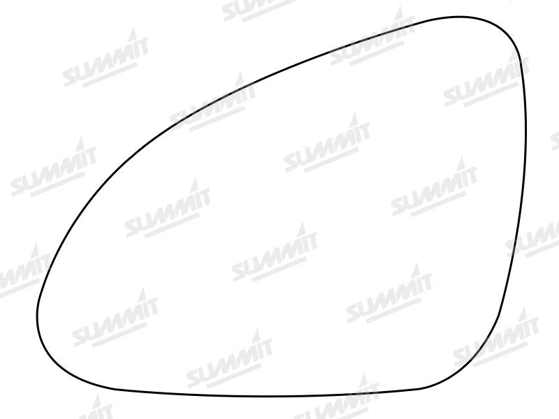 Summit Heated Base Plate With Standard Mirror Glass fits Astra 10 on LHS Summit - Bars 4 Cars