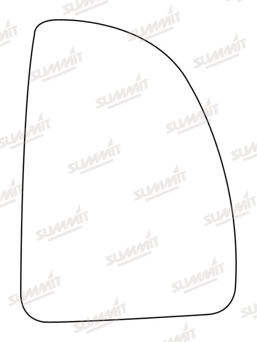 Summit Heated Base Plate With Standard Mirror Glass fits Citroen Jumper / Fiat Ducato RHS Summit - Bars 4 Cars