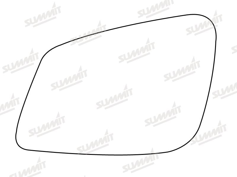 Summit Heated Base Plate With Blind Spot Mirror Glass fits BMW 1 Series, 5 Series, 6 Series LHS Summit - Bars 4 Cars