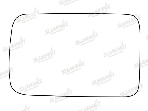 Summit Stick-On Standard Mirror Glass fits Nissan Bluebird Micra RHS Summit - Bars 4 Cars