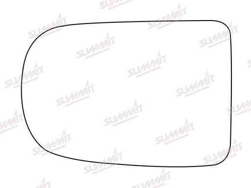 Summit Stick-On Standard Mirror Glass fits Daihatsu Mira LHS Summit - Bars 4 Cars