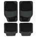 Heavy Duty Rubber & Carpet Floor Mats Set Universal Fit UKB4C - Bars 4 Cars