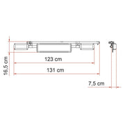 Fiamma Licence Plate Carrier (06146C01-) Fiamma - Bars 4 Cars