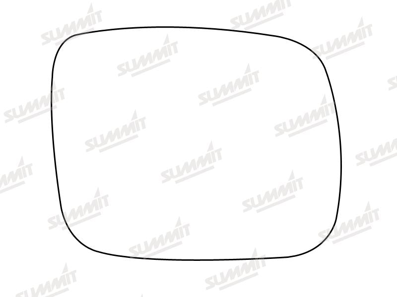 Summit Stick-On Standard Mirror Glass fits Mercedes V Class 97 on RHS Summit - Bars 4 Cars