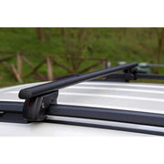 Menabo Shermon Black Raised Rail Roof Bars 1180mm (90kg Max.) Menabo - Bars 4 Cars