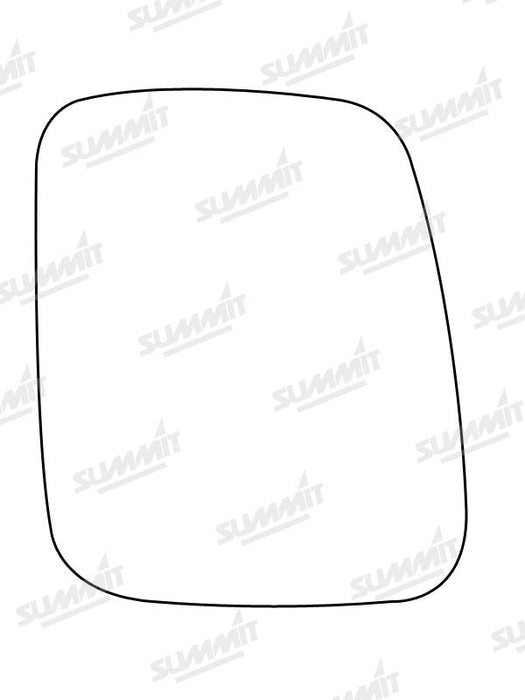 Summit Stick-On Commercial Mirror Glass fits VW Transporter 90 on RHS Summit - Bars 4 Cars
