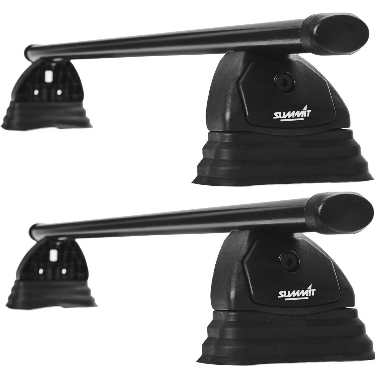 Summit SUP-009 Premium Multi Fit Roof Bars, Black Steel, Set of 2 - Summit Shop