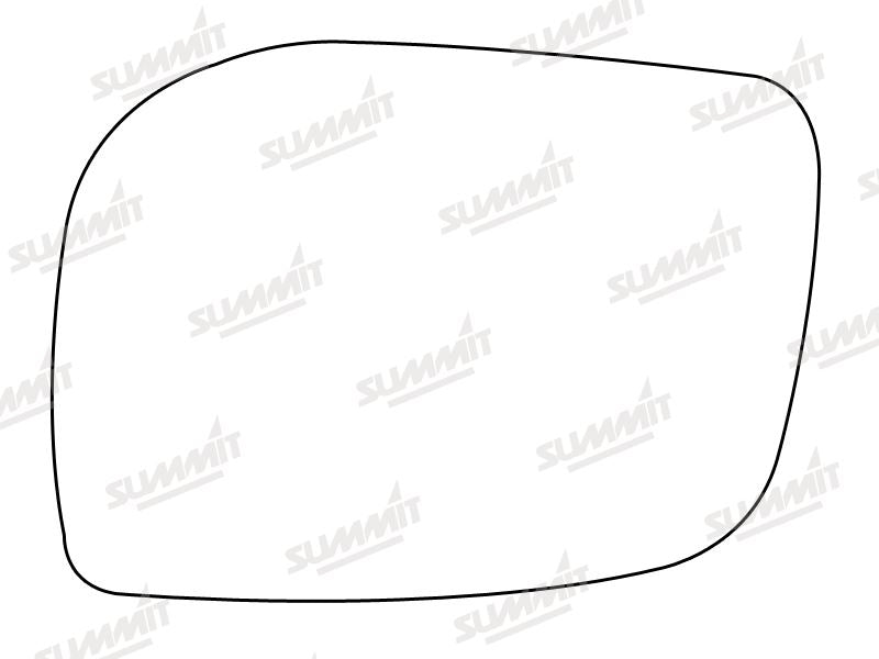 Summit Stick-On Standard Mirror Glass fits Range Rover LHS Summit - Bars 4 Cars