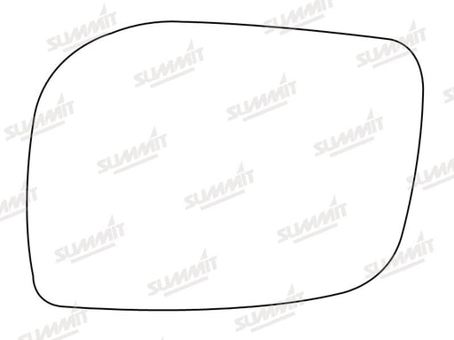 Summit Stick-On Standard Mirror Glass fits Range Rover LHS Summit - Bars 4 Cars