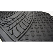 Heavy Duty Rubber Tyre Tred Car Floor Mats Set Non Slip Washable Universal Fit UKB4C - Bars 4 Cars