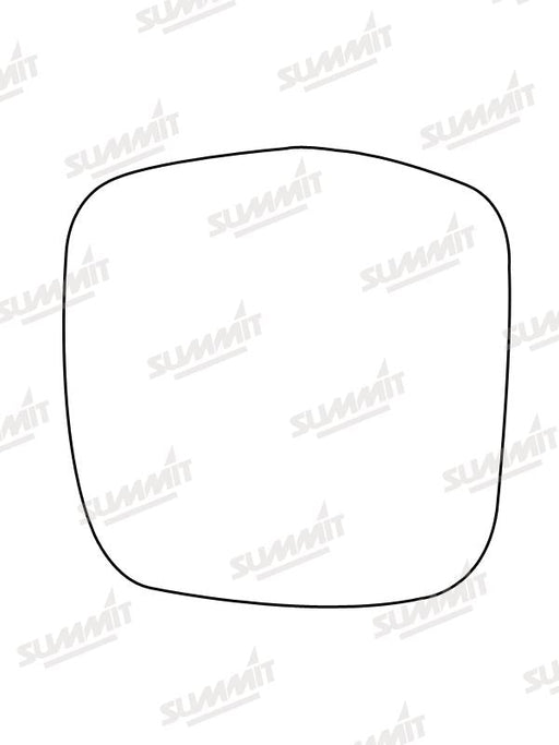 Summit Stick-On Standard Mirror Glass fits Toyota Landcruiser Colorado LHS Summit - Bars 4 Cars