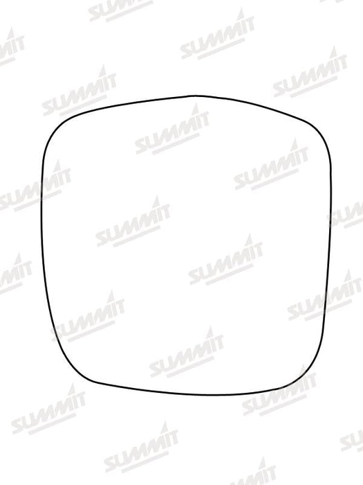 Summit Stick-On Standard Mirror Glass fits Toyota Landcruiser Colorado LHS Summit - Bars 4 Cars