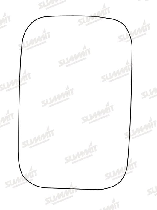 Summit Stick-On Commercial Mirror Glass fits Land Rover 83-90 & Defender 88-15 Sherpa Van 88 to 90 LHS & RHS Summit - Bars 4 Cars