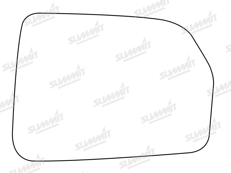 Summit Stick-On Standard Mirror Glass fits Kia Sportage 04 on RHS Summit - Bars 4 Cars