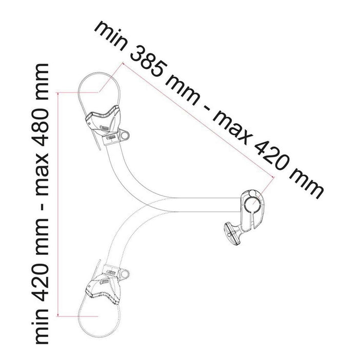 Fiamma Bike-Block Pro S 3 Deep Black (08831B01A) Fiamma - Bars 4 Cars