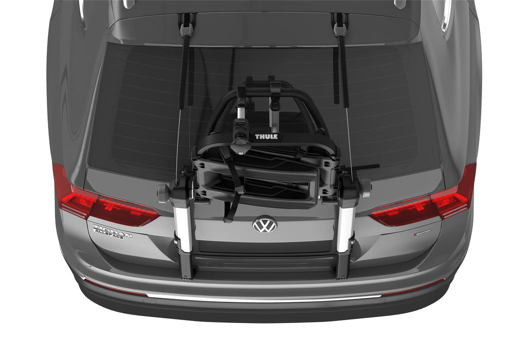 Thule Out Way Platform two-bike platform trunk bike rack black/aluminium Boot Bike Rack Thule - Bars 4 Cars