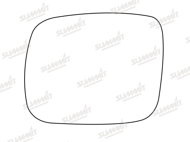 Summit Stick-On Standard Mirror Glass fits Mercedes V Class 97 on LHS Summit - Bars 4 Cars