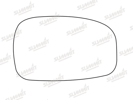 Summit Stick-On Standard Mirror Glass fits Peugeot 306 LHS Summit - Bars 4 Cars