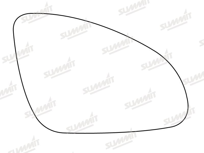 Summit Heated Base Plate With Standard Mirror Glass fits Vauxhall Astra J 09 to 15 RHS Summit - Bars 4 Cars