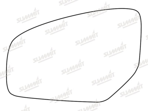 Summit Stick-On Standard Mirror Glass fits Honda Civic LHS Summit - Bars 4 Cars