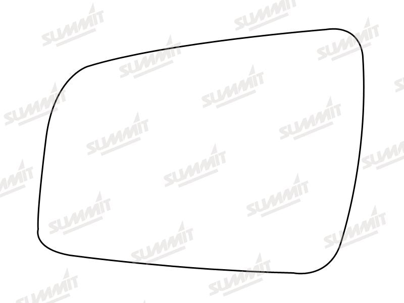 Summit Heated Backing Plate with Standard Glass fits Vauxhall Zafira 10 On LHS Summit - Bars 4 Cars
