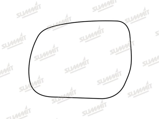 Summit Stick-On Standard Mirror Glass fits Daihatsu Terios 06 to 15 LHS Summit - Bars 4 Cars