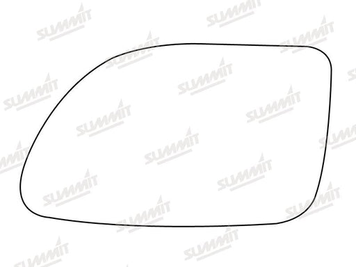 Summit Stick-On Standard Mirror Glass fits Renault 19 LHS Summit - Bars 4 Cars
