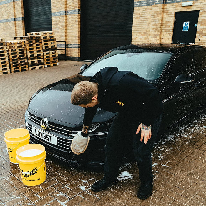 Meguiar's A7301 Luxurious Lambs Wool Wash Mitt Meguiar's - Bars 4 Cars