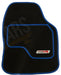 Sakura VR Blue Embroidered Edging Car Mat Set (Front & Rear) Universal Sakura - Bars 4 Cars