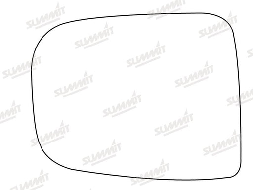 Summit Stick-On Standard Mirror Glass fits Toyota Previa 94 to 03 LHS Summit - Bars 4 Cars