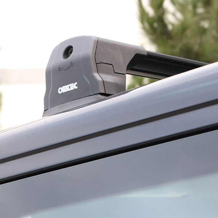 Aluminium Roof Bars Rack Black fits Ford Tourneo Custom 2013- V362
